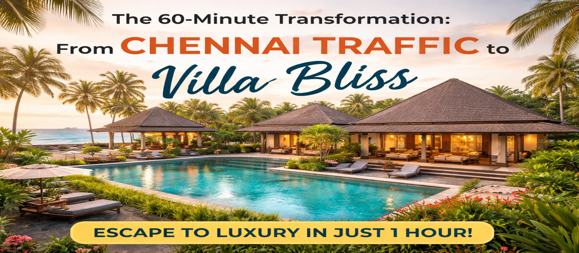 The 60-Minute Transformation: From Chennai Traffic to Villa Bliss