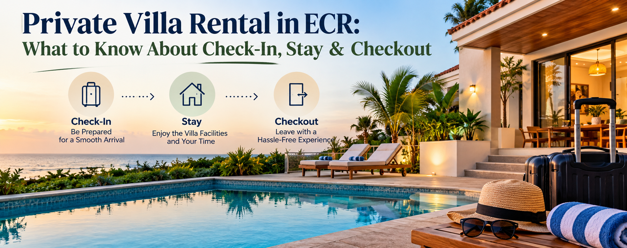 Private Villa Rental in ECR: Check-In, Stay & Checkout