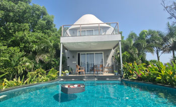 Luxury villa with private pool on ECR near Mahabalipuram